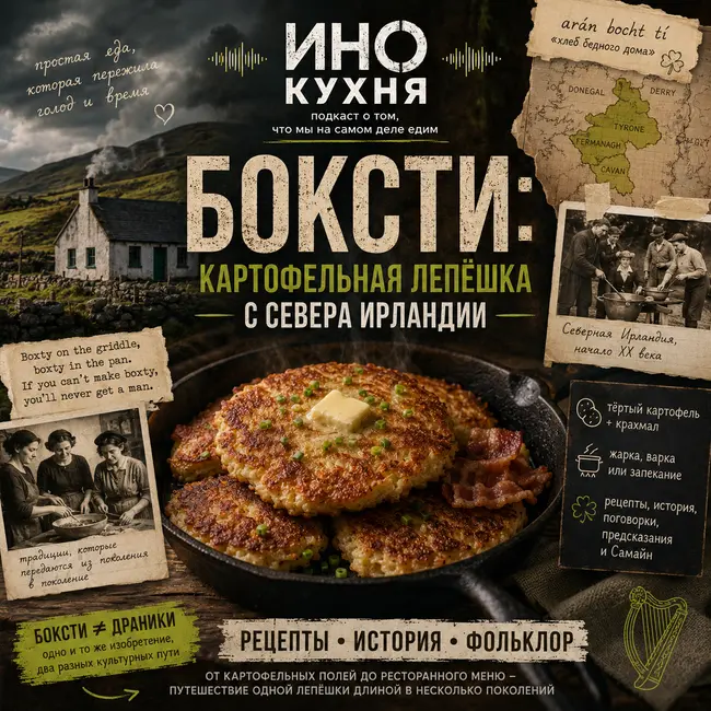 Боксти: ирландская лепёшка, в которой спрятана история целого народа