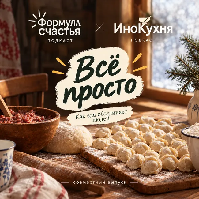 ИноКухня × Формула счастья: Зачем мы до сих пор лепим пельмени? Все просто.| История и психология совместной готовки