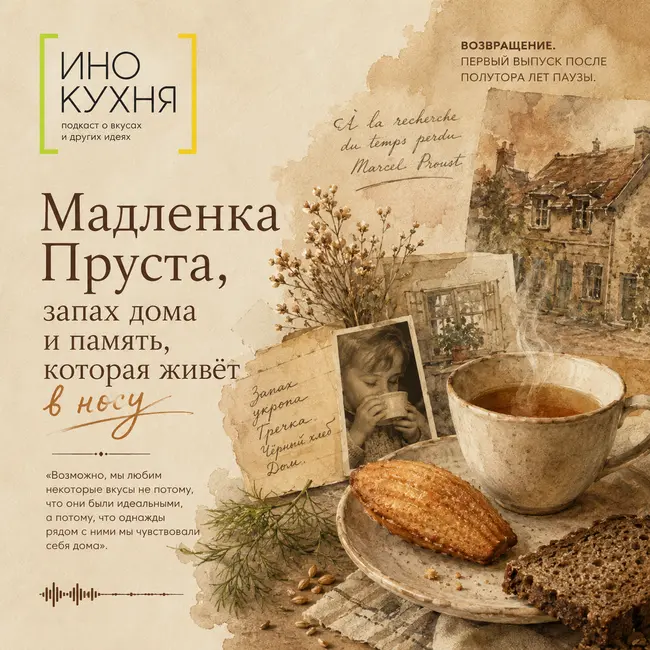 Возвращение. Мадленка Пруста, запах дома и память, которая живёт в носу