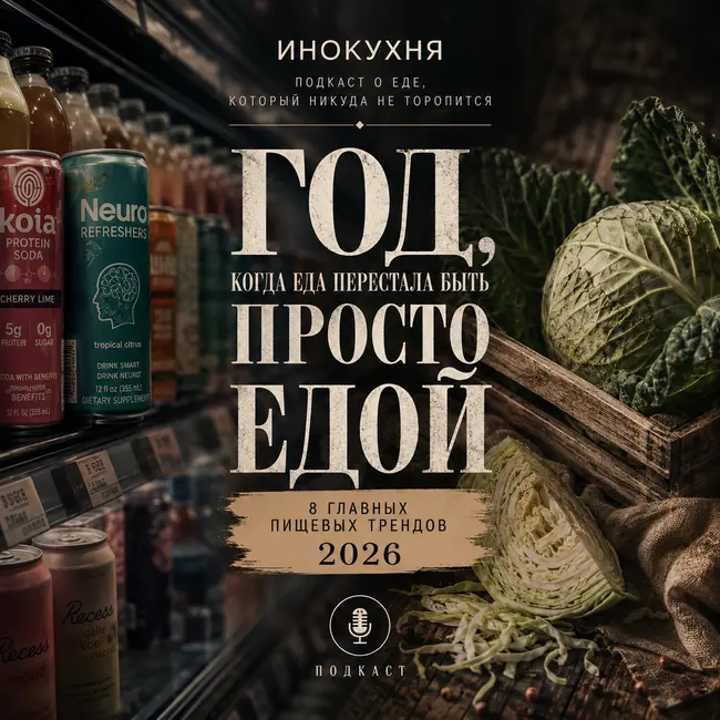 2026 - год, когда еда перестала быть просто едой