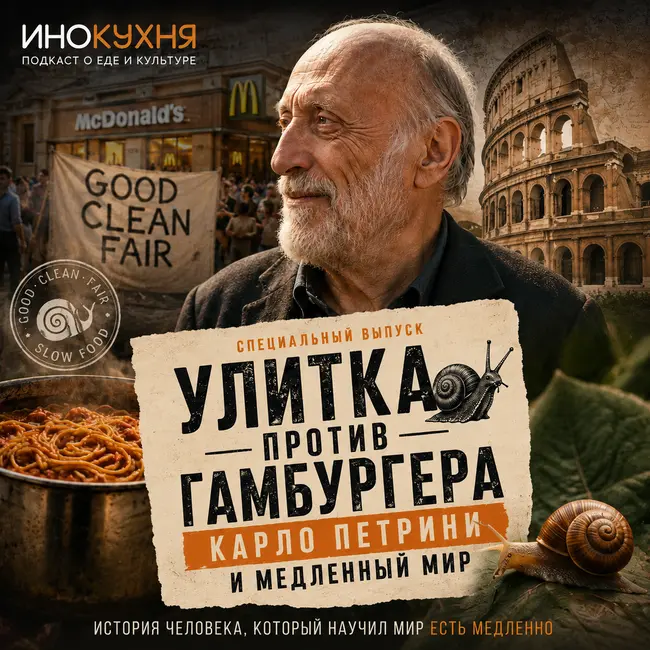 Спецвыпуск: Улитка против гамбургера — Карло Петрини и медленный мир
