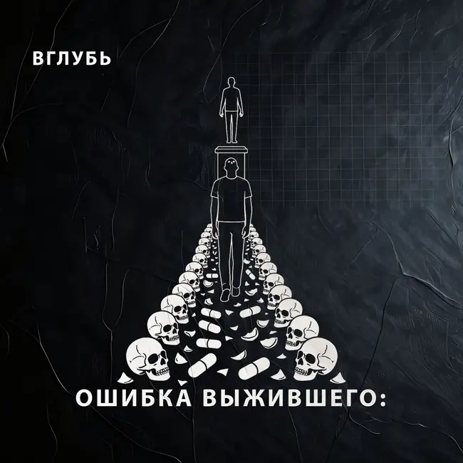 Ошибка выжившего: почему биохакинг из интернета ломает здоровье, а привычки успешных людей не сделают вас богатыми