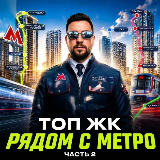 ТОП-5 ЖК у метро в Москве | Часть 2 | ЖК Остров, Родина Переделкино, Левел Войковская, Аквилон