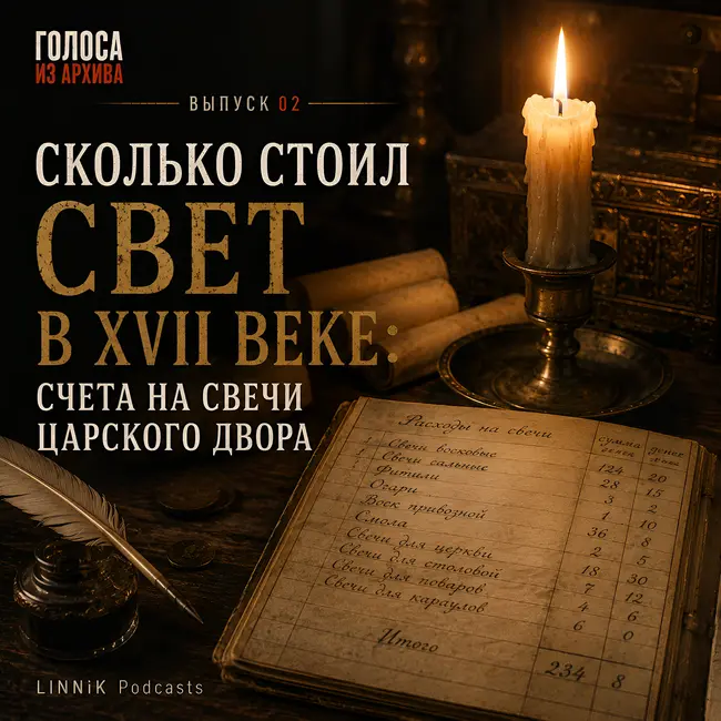 Выпуск 2: Сколько стоил свет в XVII веке: счета на свечи царского двора.
