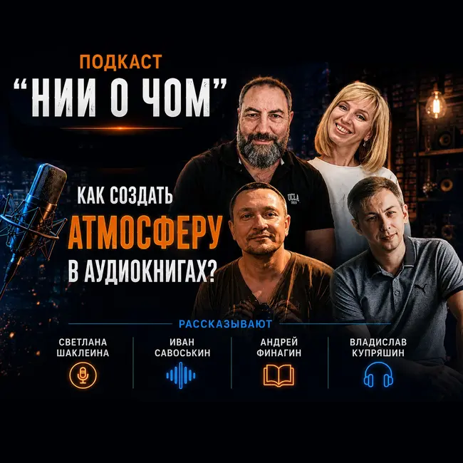 НИИ О ЧОМ подкаст. Как создавать атмосферу в аудиокнигах.