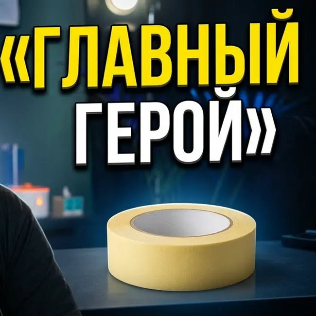 А что, если малярный скотч станет главным героем ролика? 🎬