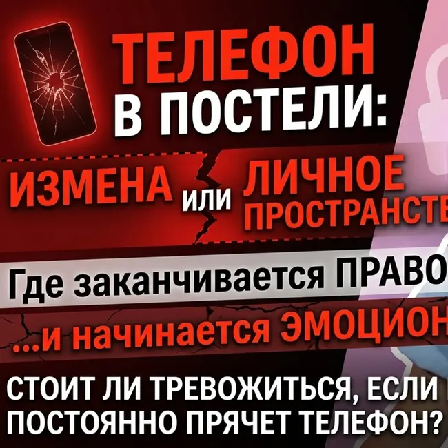 Телефон в постели: измена или личное пространство?