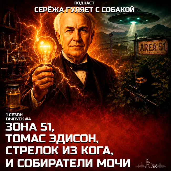 #4. Зона 51, странные эксперименты Эдисона, самый известный ниндзя и Собиратели Мочи