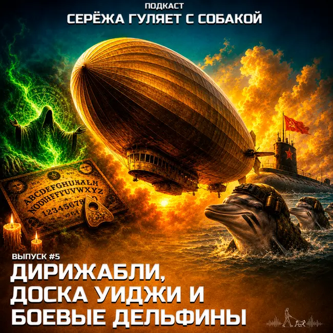 #5. Боевые дельфины СССР, загадка доски Уиджи и безумная эпоха дирижаблей
