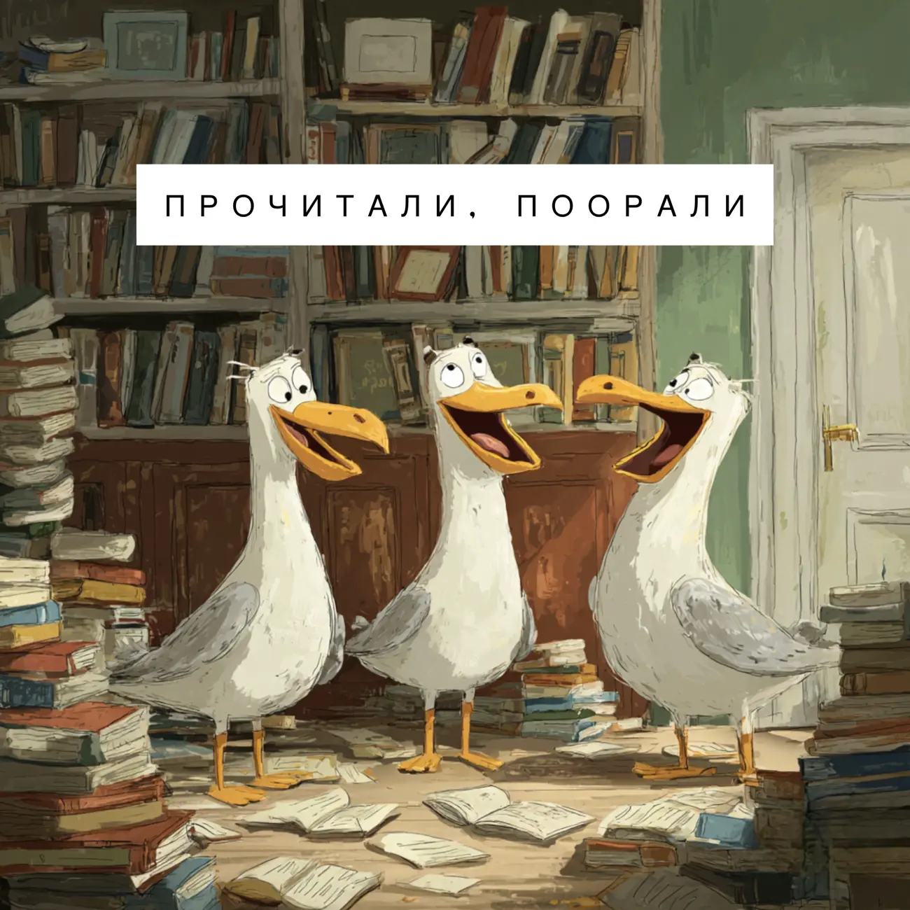 Прочитали, поорали