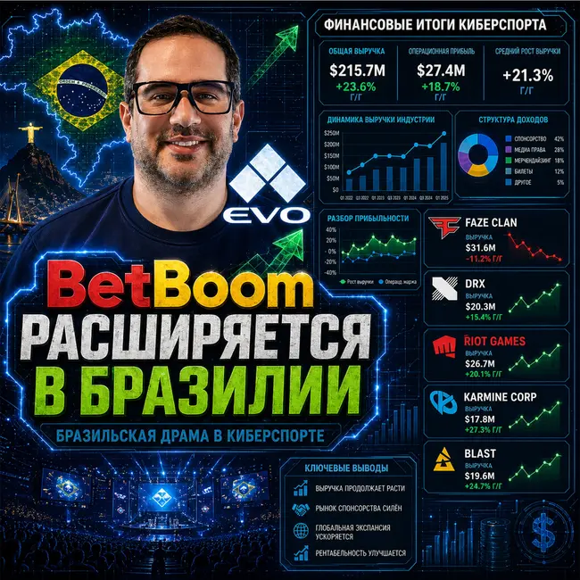 BetBoom захватывают Бразилию, Финансовые итоги года у клубов и прочие важные события в киберспорте