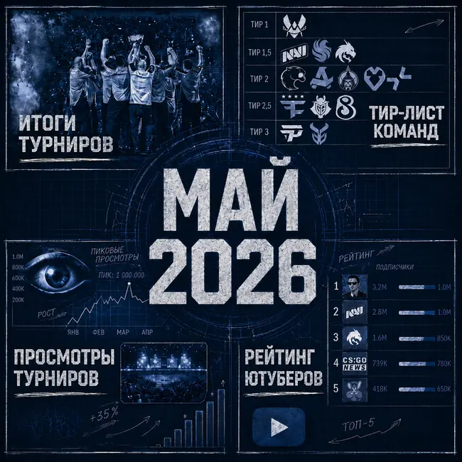 Киберспорт в Мае 2026 года