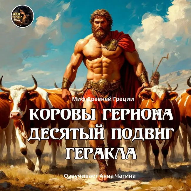 Десятый подвиг Геракла. Коровы Гериона / Озвучивает Анна Чагина / Мифы Древней Греции