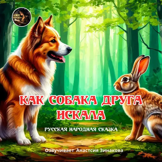 Как собака друга искала / Русская народная сказка / Озвучивает Анастасия Зинакова