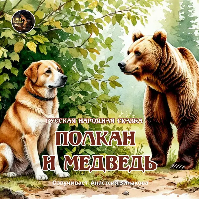 Полкан и медведь/ Русская народная сказка / Озвучивает Анастасия Зинакова