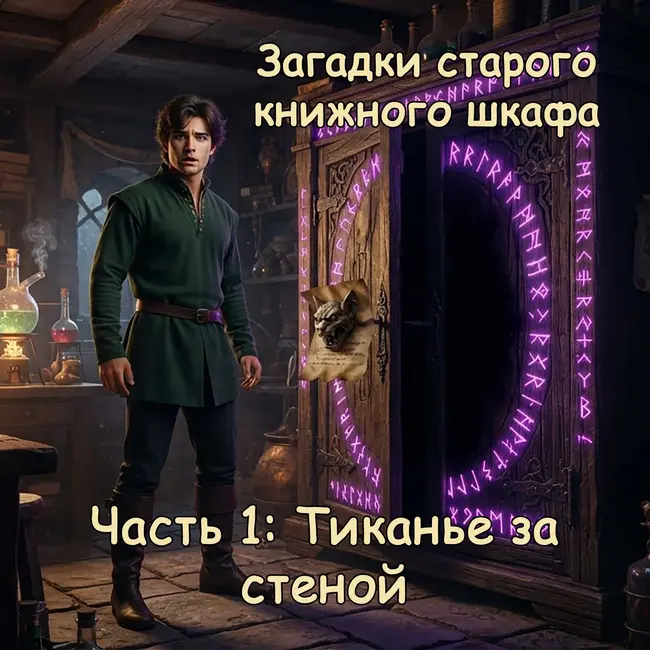 Загадки старого книжного шкафа. Часть 1: Тиканье за стеной