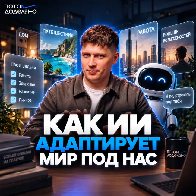 Интерфейс для человека: как ИИ адаптирует мир под нас | Потом доделаю