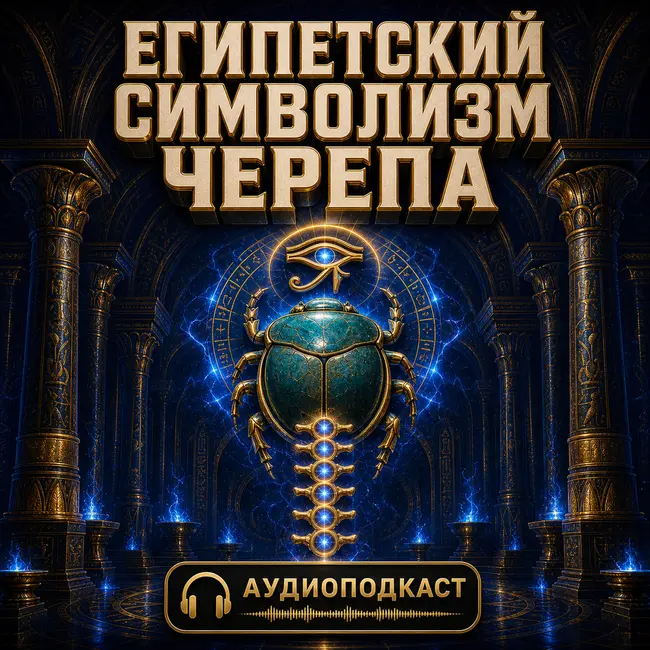 Скарабей, Сфинкс и врата в черепе