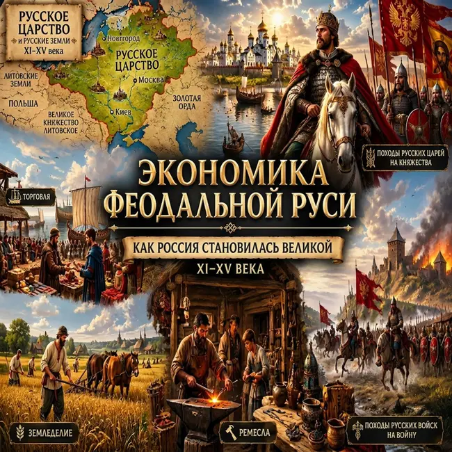 История экономики Феодальной Руси с 11 по 15 века