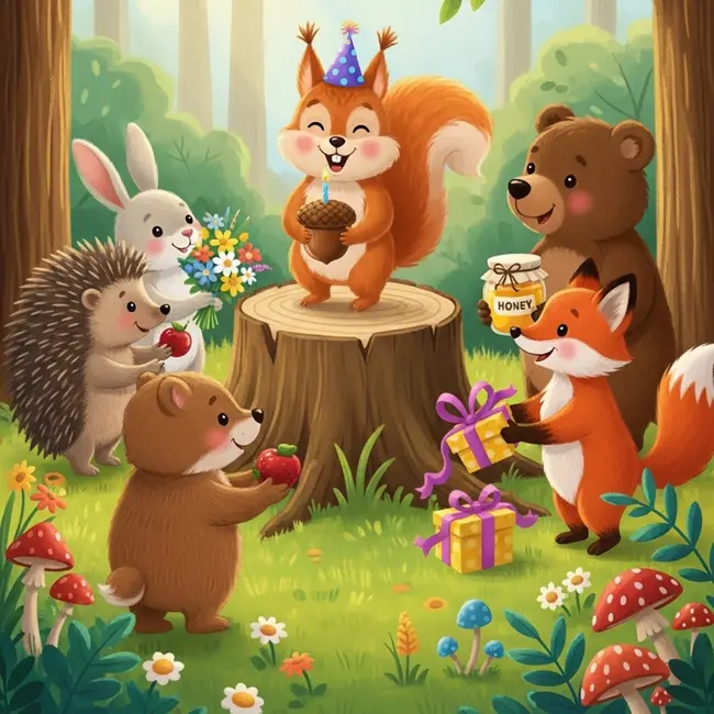 День рождения Рыжули