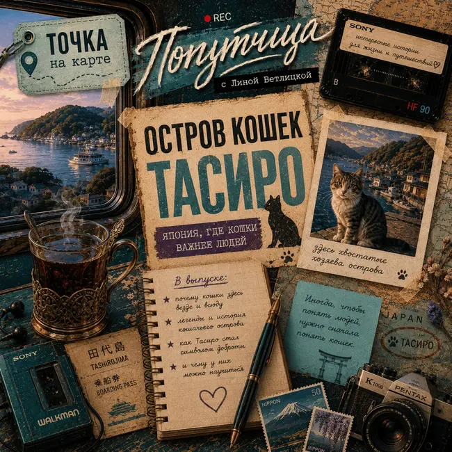 Остров кошек Тасиро: место, где пушистых больше, чем людей, и они управляют всем