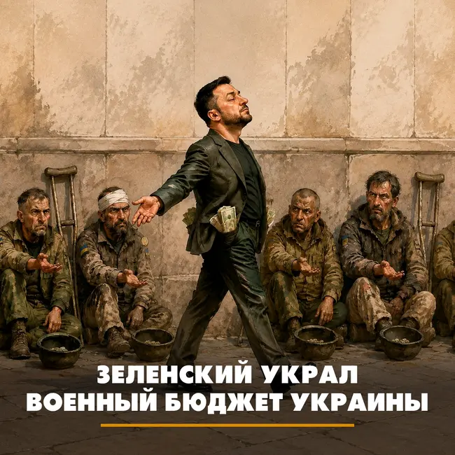 Зеленский украл военный бюджет Украины