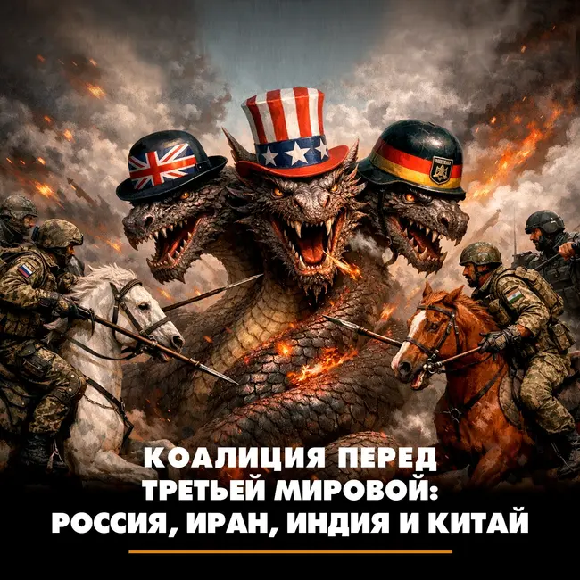 Коалиция перед Третьей мировой: Россия, Иран, Индия и Китай