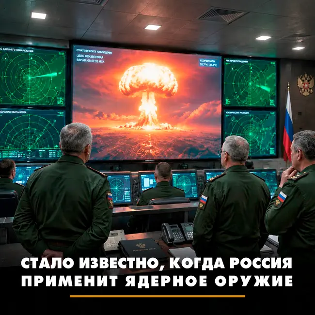 Стало известно, когда Россия применит ядерное оружие