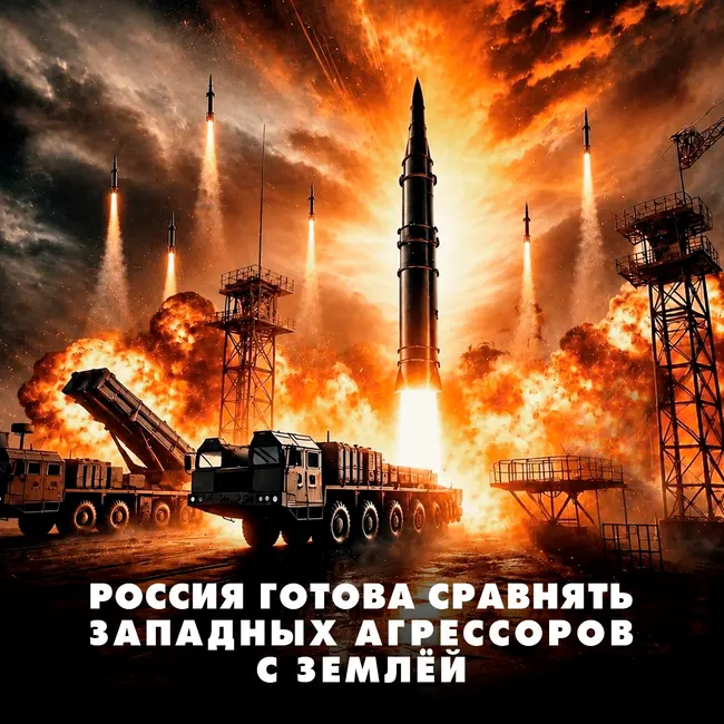 Россия готова сравнять западных агрессоров с землей