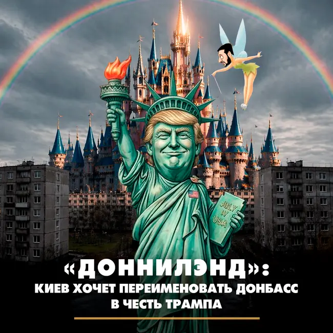 «Доннилэнд»: Киев хочет переименовать Донбасс в честь Трампа