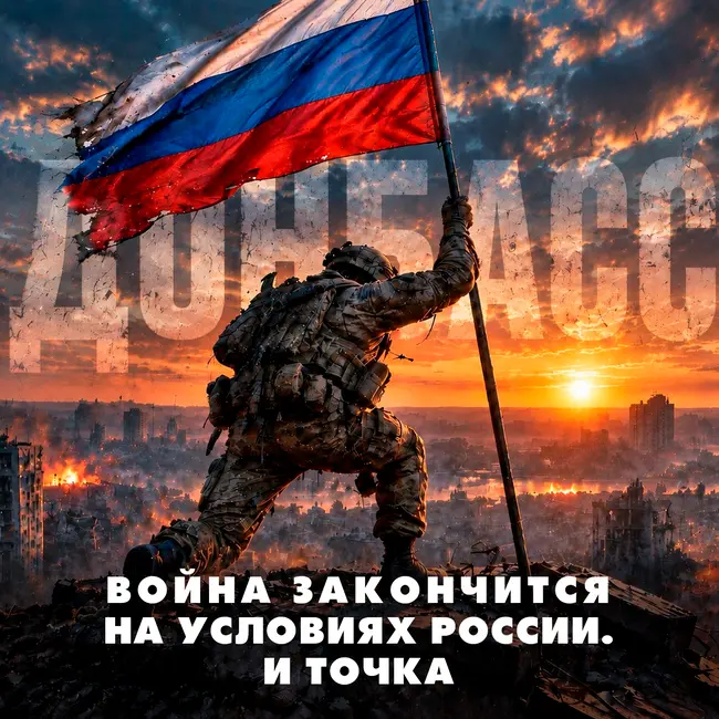 Война закончится на условиях России. И точка