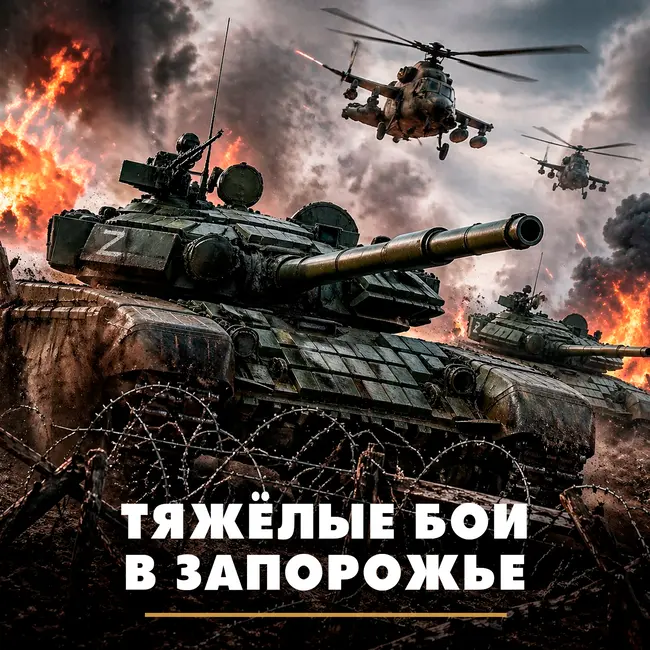 Тяжелые бои в Запорожье