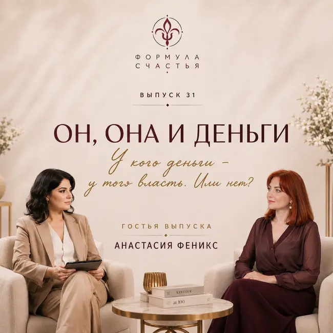 31 выпуск. Он, Она и Деньги. У кого деньги - у того и власть. Или нет? Гостья - Анастасия Феникс