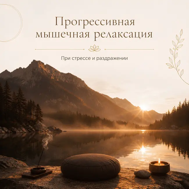 Прогрессивная мышечная релаксация при стрессе и раздражении
