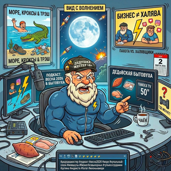 Выпуск 353. 🌕 ВЕСНА, ВЗРЫВЫ И ТУПЫЕ СОТРУДНИКИ | Дед готовится к морю и жестко разносит халявщиков! 🤬📺