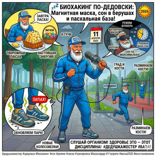 Выпуск 367. 💤 БИОХАКИНГ ПО-ДЕДОВСКИ: Магнитная маска, сон в берушах и пасхальная база!