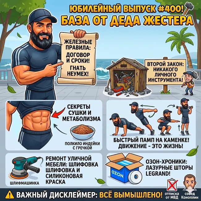 ВЫПУСК №400: Юбилей на Каменке: Почему подкожный жир уходит последним, жесткий контракт для работяг и как не дать себя в обиду