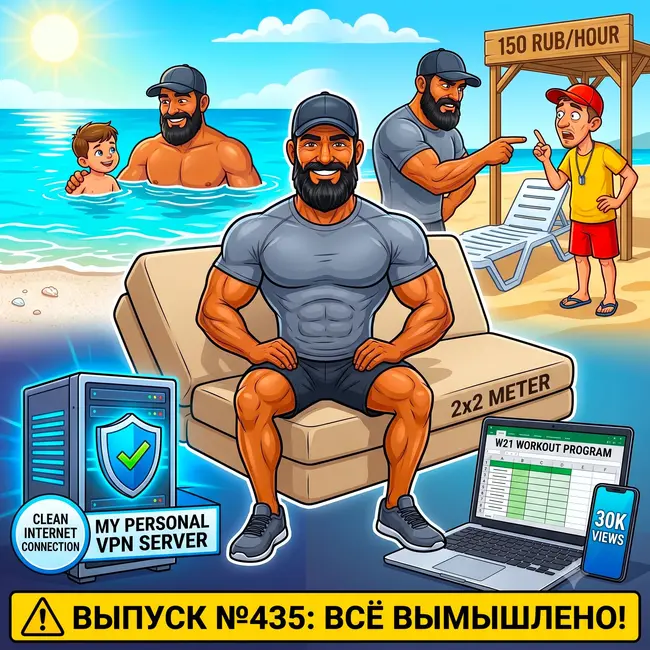 Выпуск №435: Отдых на Ейской косе с белым ракушечником, разнос пляжных барыг по законам РФ и тест 2-метрового бескаркасного дивана с Озона