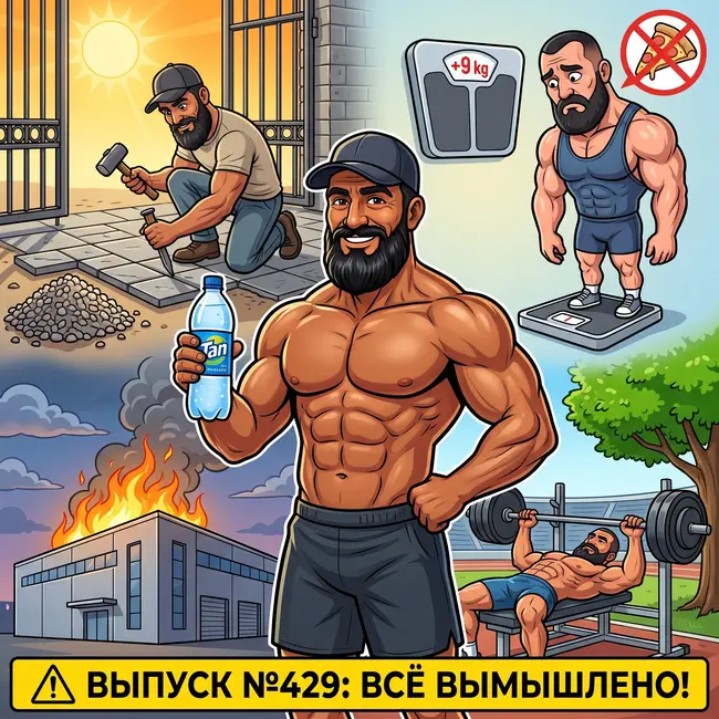 Выпуск №429: Почему Дед делает ремонт сам без рукожопых мастеров, тяжелый жим 180 кг на недосыпе и суровые законы трезвой жизни