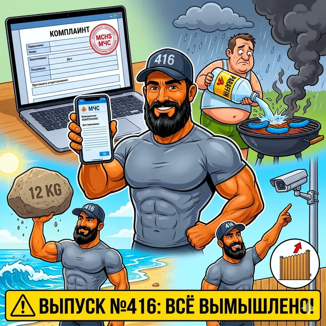Выпуск №416: Токсичный парафиновый террор под окнами, забор двойной высоты и как МЧС накажет наглых кубаноидов