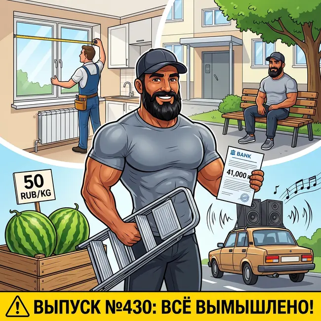 Выпуск №430: Ипотечный триумф — срезали платеж до 41 тысячи рублей, замер огромного окна на кухне и тест 4-ступенчатой стремянки с Озона