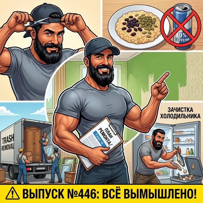 Выпуск №446: Зачистка протухшего холодильника, 5-страничный PDF-план ремонта от ИИ и почему Дед срезал внутренности бейсболки