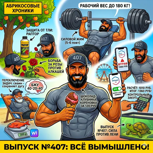 Выпуск №407: Сила против лени: Углеводное окно с Кореновкой, как айтишники прокачивают реальный мир и почему противоположности отталкиваются