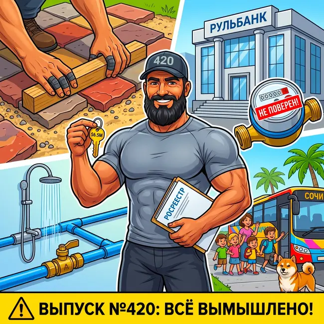 ВЫПУСК №420: Сделка века закрыта! Как Дед оформляет квартиру за $6.5 млн, плиточный ад своими руками и летний душ на полипропиленовых трубах