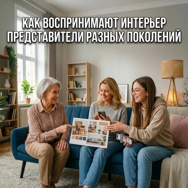 Как воспринимают интерьер представители разных поколений