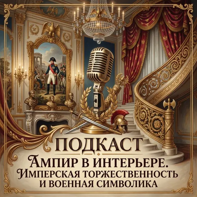 Ампир в интерьере. Имперская торжественность и военная символика
