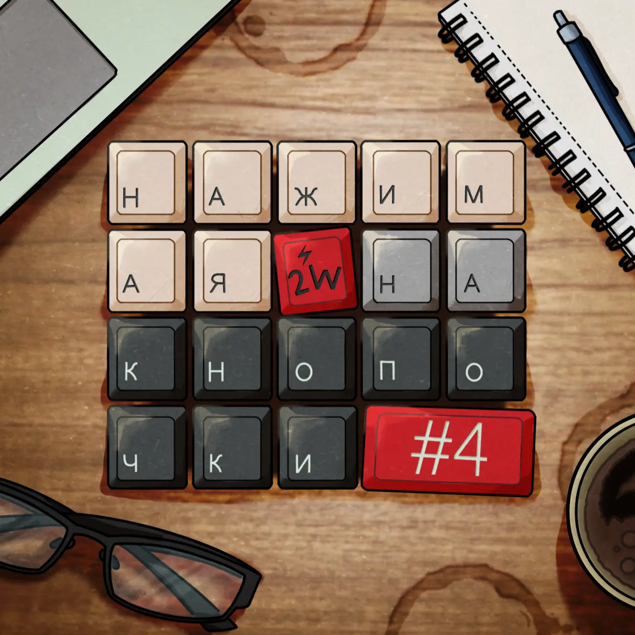 Нажимая на кнопочки