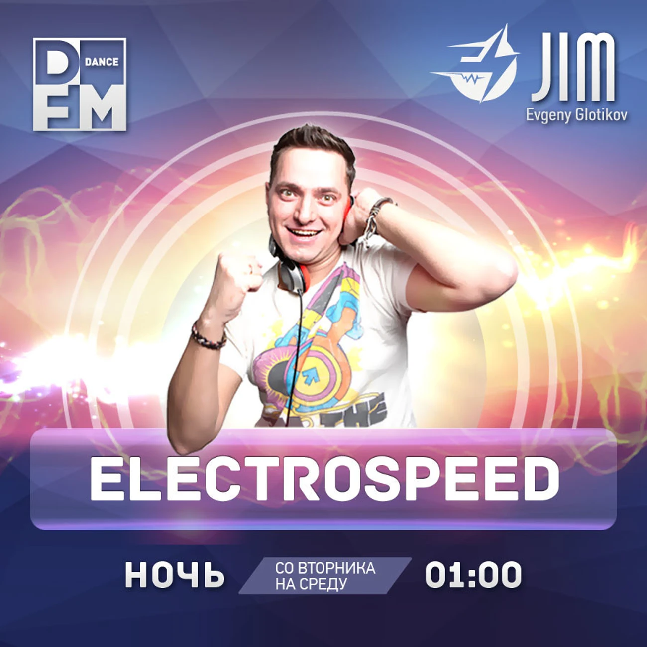 Саундстрим: DJ JIM / ELECTROSPEED - слушать плейлист с аудиоподкастами  онлайн