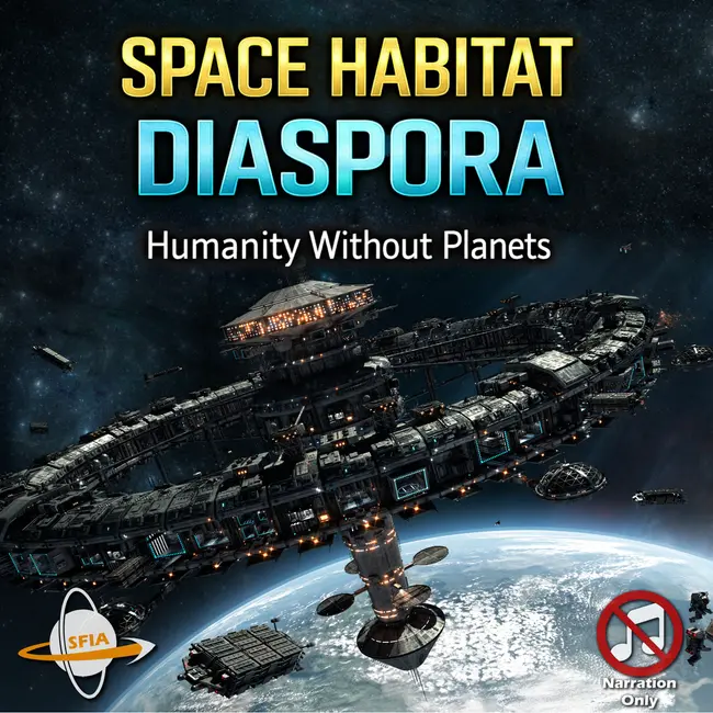 The Space Habitat Diaspora – Humanity Spreads Without Planets (Narration Only)