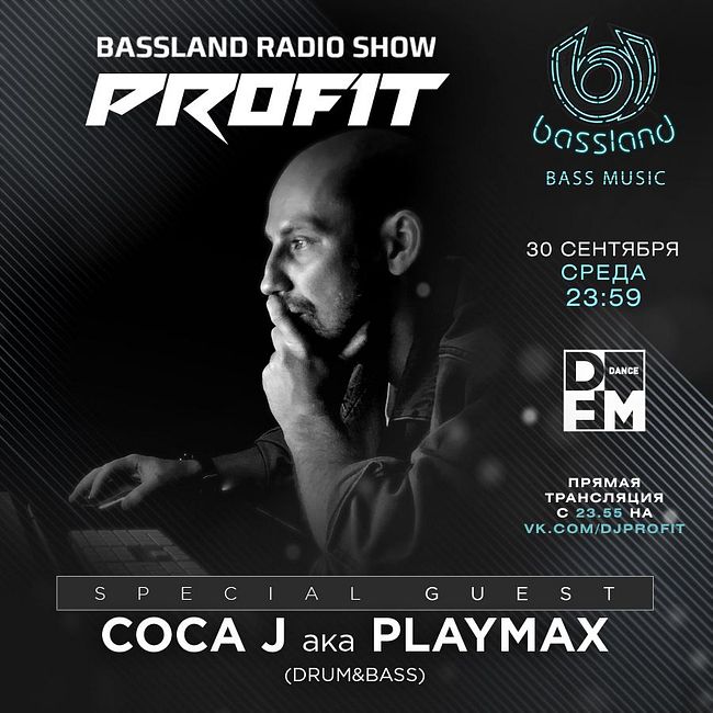 Bassland Show @ DFM (30.09.2020) - Special guest Coca J aka Playmax